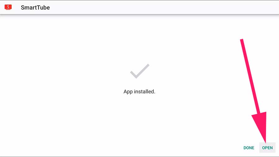 Step 14: open Smart YouTube application